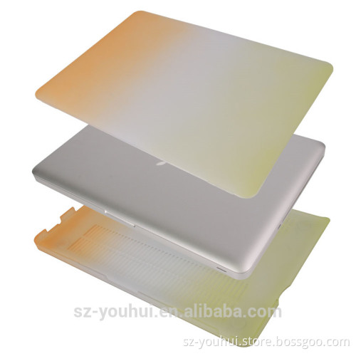 Best Selling Rainbow Color Hard Protective Cover Case for Macbook Pro for Apple Pro Laptop